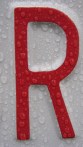 The Red R on my car