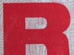 The Red R my car wears
