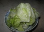 Lettuce in a bowl