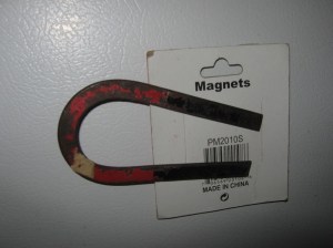 Your basic magnet on the fridge